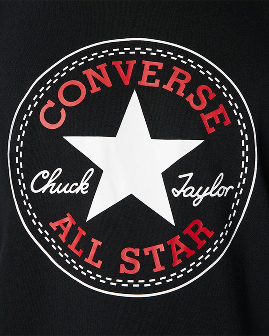 Camiseta Converse Go-To All Star Patch Standard Fit Masculino Pretas | PT E047P58